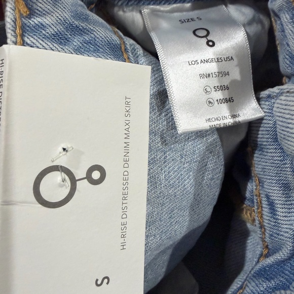 NWT Insane gene Denim Maxi Skirt size S - Picture 7 of 7